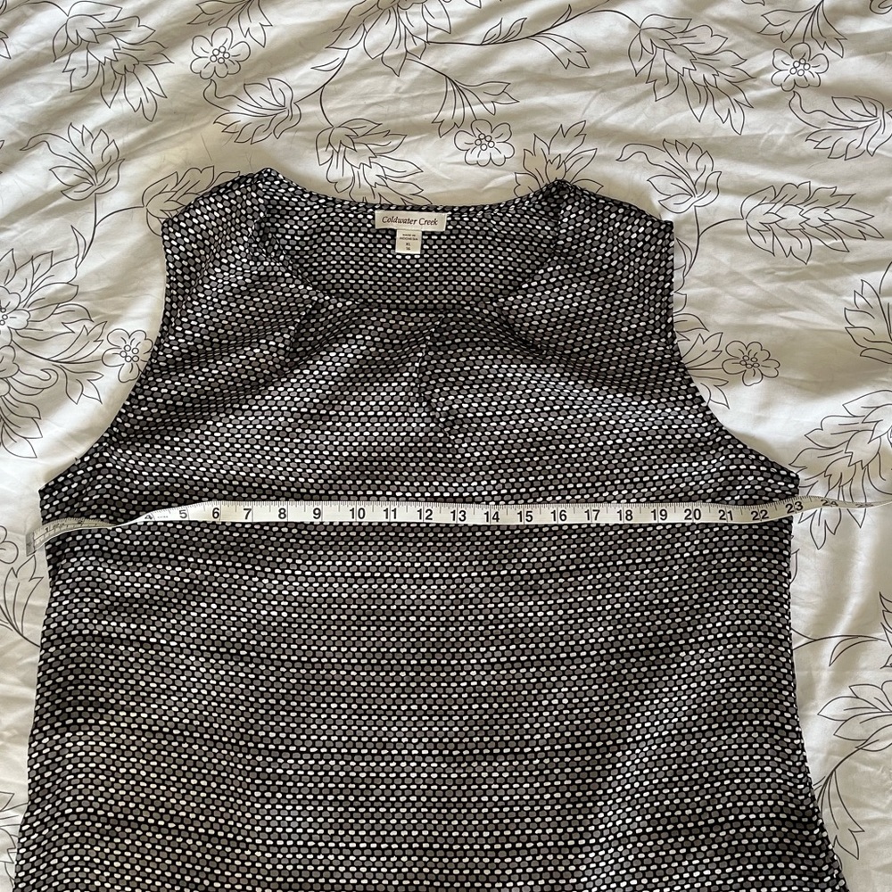 Coldwater Creek sleeveless blouse - Picture 9 of 10